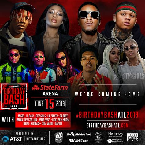 TICKETS ON SALE NOW Birthday Bash ATL 2019 June 15th Hot 107 9 Hot Spot ATL