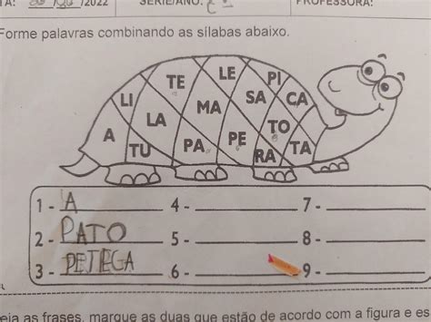 Forme Palavras Com As Letras Abaixo