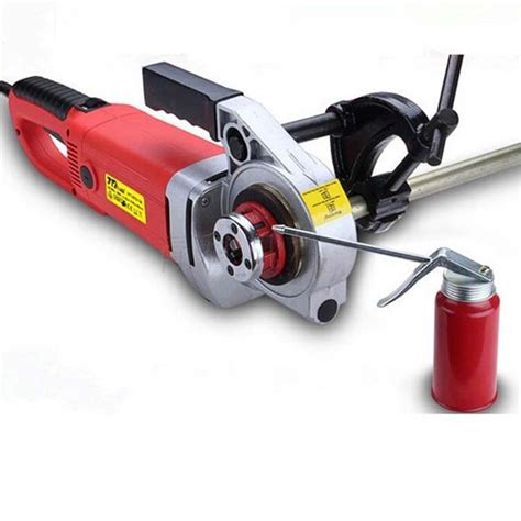 portable electric threading machine