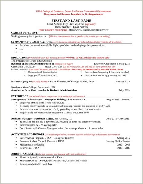 Resume Objective Or Summary Examples Resume Example Gallery