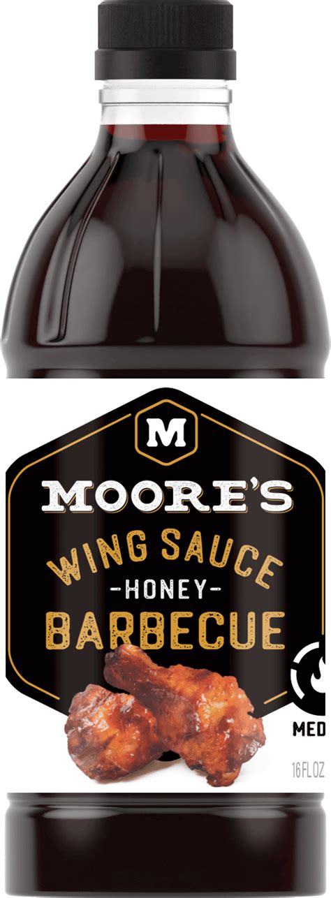 Moore Honey BBQ Wing Sauce 16oz MO5744 - Outdoor Chef Grills