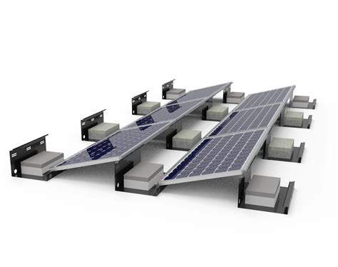 solar flat roof mounting systems structura metal
