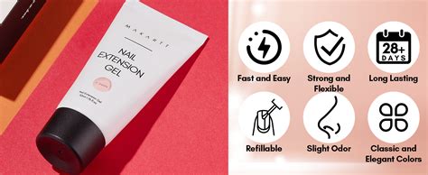 Makartt Poly Nail Gel Ml Nude Nature Nail Extension Builder Gel Nail Gel Trendy Nail Art