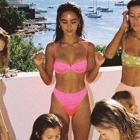 Triangl Rhian Mysa Pink Bikini Both The Top And Depop
