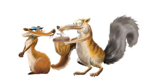 Scrat And Scratte By Masterss On Deviantart Ice Age Funny Ice Age