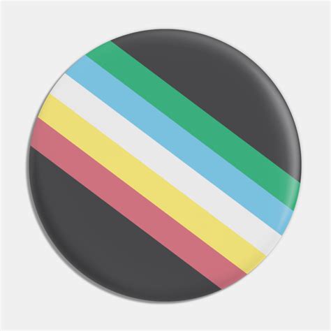 Disability Pride Flag - Disability Pride Flag - Pin | TeePublic