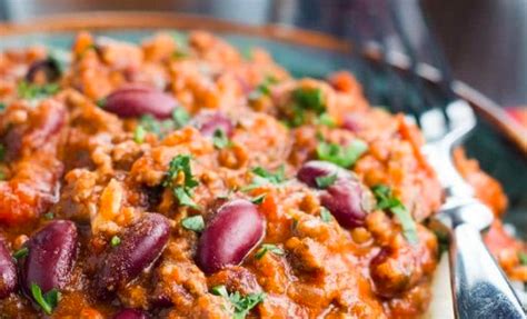 recipe easy  delicious chilli  carne