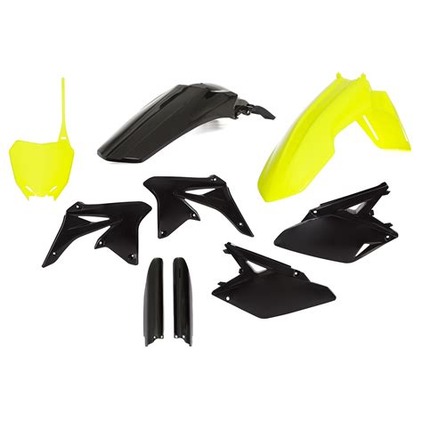 Acerbis Plastik Kit Full Kit Suzuki Rmz Neongelb Schwarz