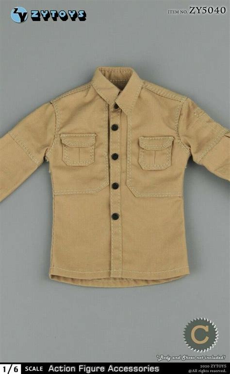 1 6 Men Combat Shirt Pants Set C For 12 Hot Toys Worldbox TBLeague Male Figure EBay