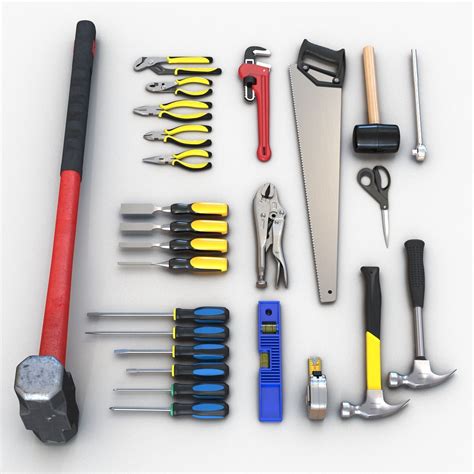 Tools 3D Models Collection 3 3D Model $119 - .3ds .c4d .ma .obj .max ...