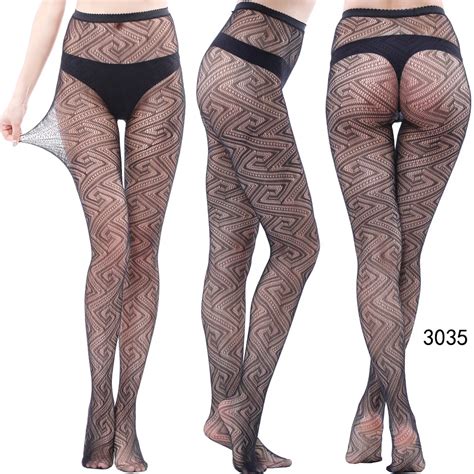 Collant Collants Lolita En R Sille Pour Femmes Lingerie Sexy Avec Imprim Rotique Longue
