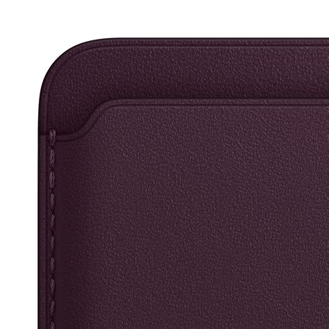 iPhone Leather Wallet with MagSafe - Dark Cherry – Machines