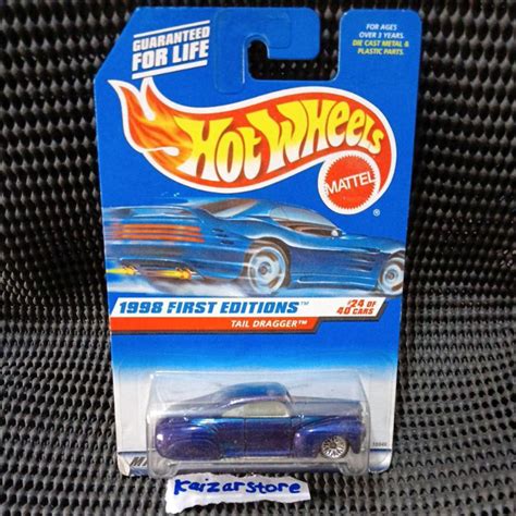 Jual Mobil Hot Wheels Jadul Lawas Card Blue Collector Sol Aire Tail Dragger Impala Blister Biru