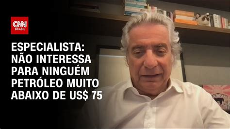 Especialista Não interessa para ninguém petróleo muito abaixo de US