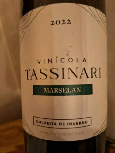 Vinícola Tassinari Marselan Vivino US