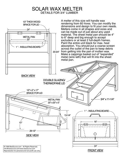 Build It Yourself Equipment Plans In Pdf Format Page Beesource