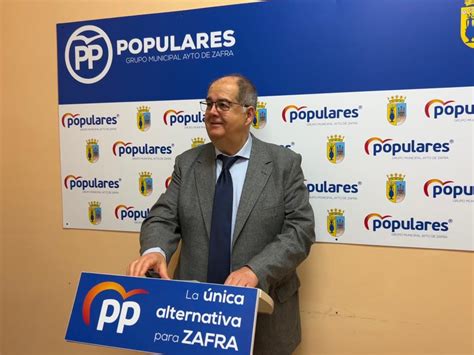 El Gpp En El Ayuntamiento De Zafra Presenta Una Moci N Para Instar Al