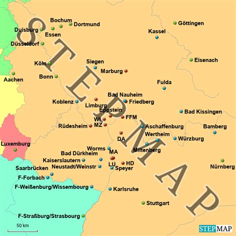 Stepmap Nahverkehr Zug Landkarte F R Deutschland