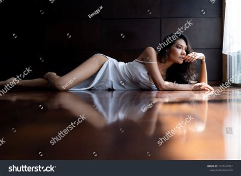 Asian Nude Woman Body Sitting Sleeping Stock Photo Shutterstock