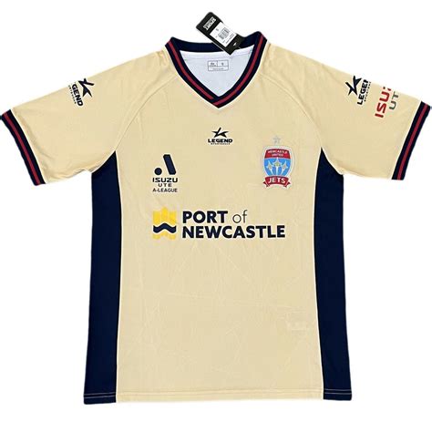 202425 Newcastle Jets Home Yellow Fans Soccer Jersey Sports211