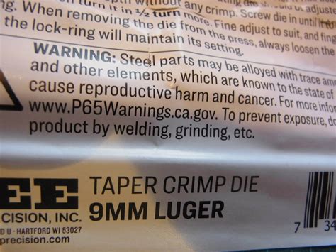 Yahooオークション Lee Taper Crimp Die 9mm Luger