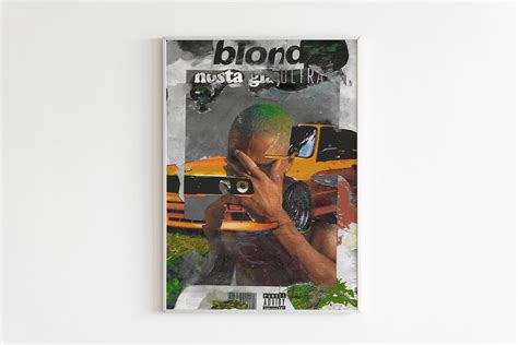 Frank Ocean Poster Blond Poster Blond Album Frank Ocean Blonde Poster Album Cover Poster