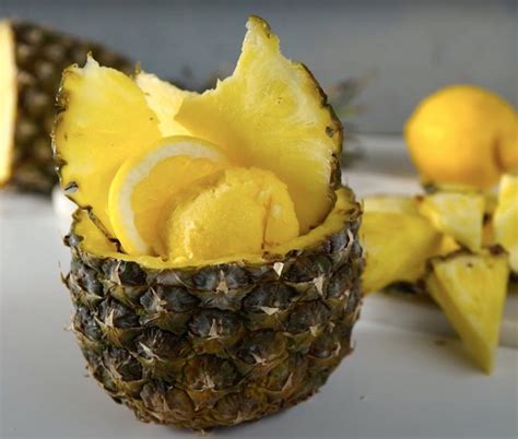 Ананасовый сорбет