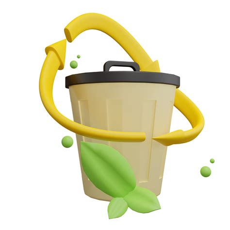 Waste Management 3d Green Energy Icon 26797660 Png