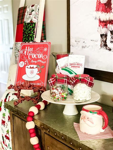 Easy Steps To Build A Cozy Festive Hot Cocoa Bar For The Holidays Cottage In The Mitten