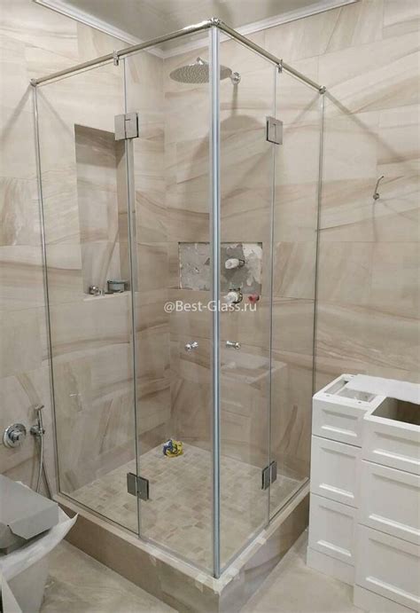 Душевые из стекла под заказ в Москве цена от компании Best Glass