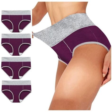 Shorty Pour Femme De Couleur Unie Patchwork Bikini Violet Fonc Violet Fonc Cdiscount Pr T