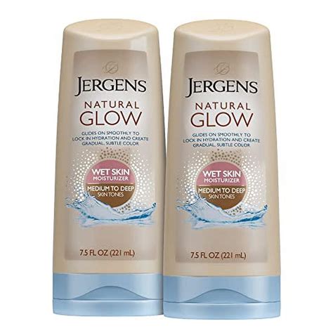 Jergens Natural Glow In Shower Lotion Self Tanner For Medium To Deep