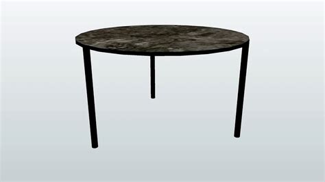Adea Plateau Coffee Table Round Marble 3d Model