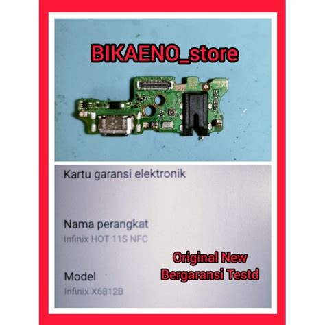 Jual Konektor Cas Papan Konektor Cas Mic Infinik Hot 11s Nfc X6812B Original Shopee Indonesia