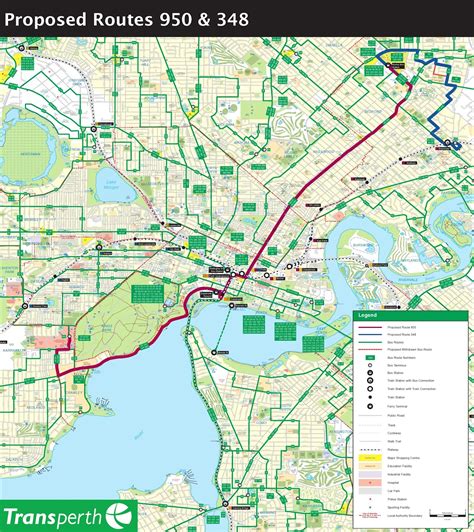Perth Bus Route 40 Map