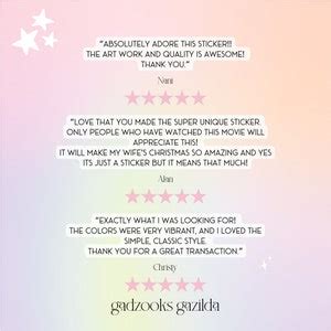 Puberty Sticker Jessis Vagina Friend Hand Drawn Waterproof Unique Nostalgic Stocking