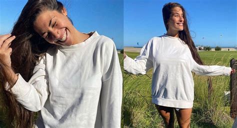 Infartante Ivana Nadal se animó a una micro bikini en las playas de Brasil