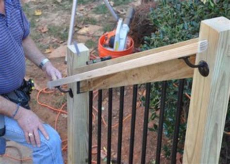 how to install stair railings on a deck