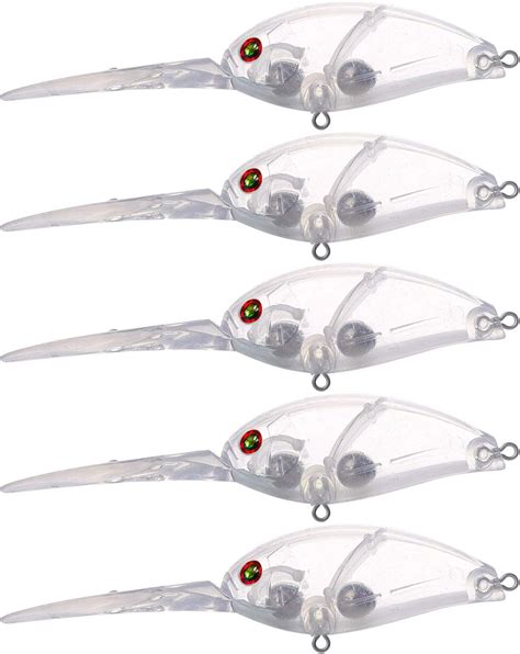 Amazon Free Fisher Pcs Lure Blanks Unpainted Fishing Lures