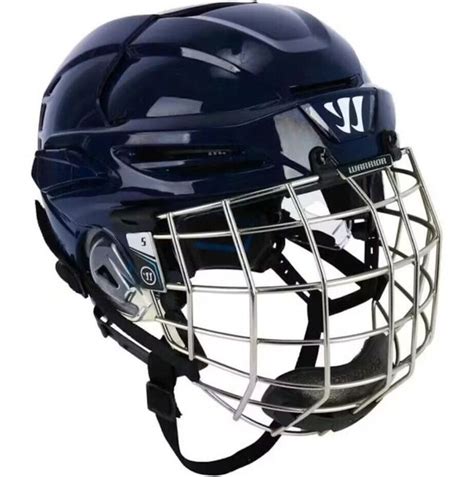 Warrior Covert PX+ hockey helmet combo medium navy foam plus VN Pro ...