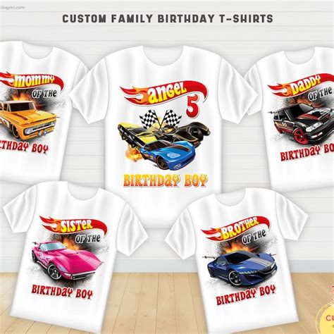 Hot Wheels Birthday Shirt Etsy