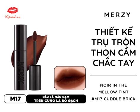 Son Merzy M17 Cuddle Brick Màu Cam Đất Đẹp Nhất Hot Nhất