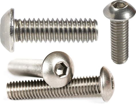 M Mm X Mm Button Head Screws Allen Socket Bolts A Stainless