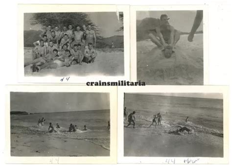 X Orig Us Foto Halb Nackte Gi Soldaten Beim Baden Auf Hawaii Nude Gay Akt Eur