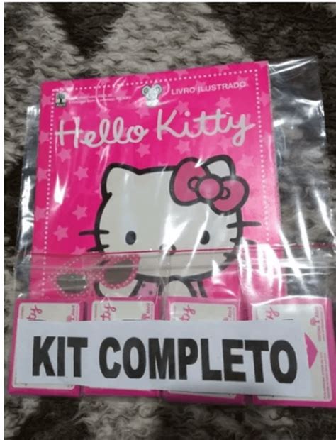 Album de Figurinhas Hello Kitty 2011 Completo para Colar | Brinquedo