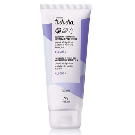Creme Natura Tododia Algodão - Creme Hidratante Natura Tododia Algodão 200ml Original | Shopee Brasil