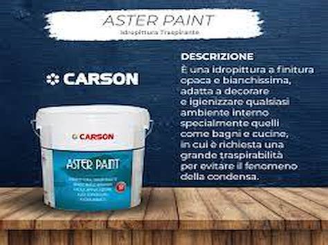 Aster Paint Idropittura Traspirante Lt 4 Lavabili Aster Paint