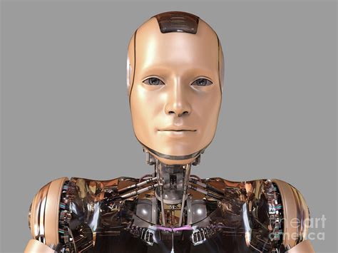 Futuristic Humanoid Robot 23 By Science Photo Library