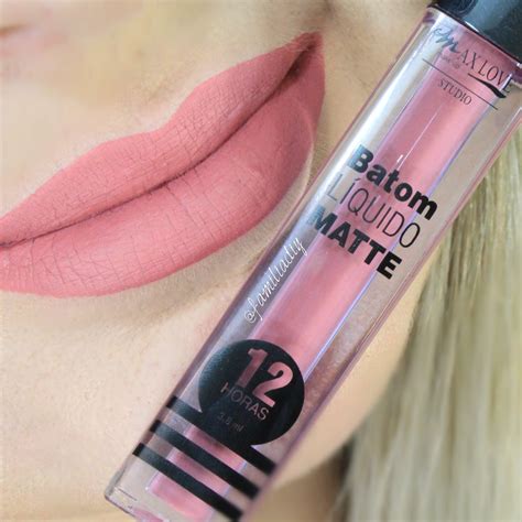 Fam Lia Diy Batom L Quido Matte Nude Horas Maxlove