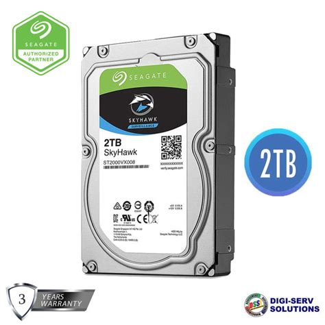 Seagate Skyhawk 2tb St2000vx015 Surveillance Hard Disk Drive For Cctv